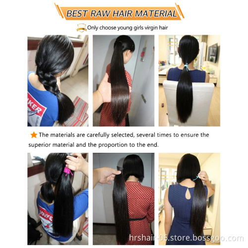 Free Sample Hair Weave Bundle, Wholesale 10A Grade Unprocessed Raw Virgin Cuticle Aligned Mink Brazilian Human Hair